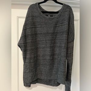 black and grey Mossimo Target sweater